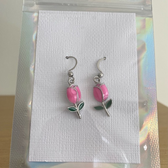 Assorted Springtime Tulip Earrings - Picture 3 of 6